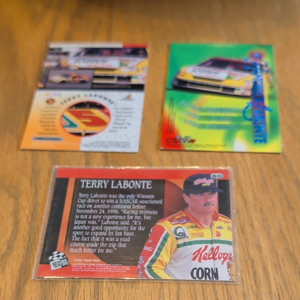 Terry Labonte Kellogg's Racing Collectible Cards - Picture 8 of 8